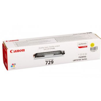 Заправка картриджа Canon 729 желтый