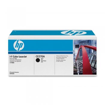 Заправка картриджа HP CE270A черный