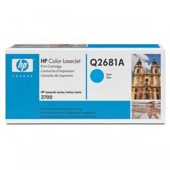 Заправка картриджа HP Q2681A голубой