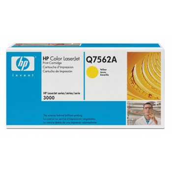 Заправка картриджа HP Q7562A желтый
