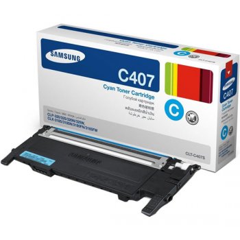 Заправка картриджа Samsung CLT-C407S  голубой