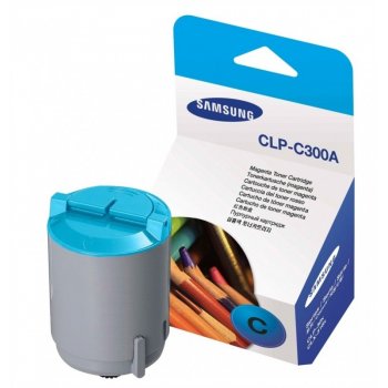 Картридж совместимый Samsung CLP-C300A голубой